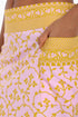 Harem pants in printed cotton with one side pocket